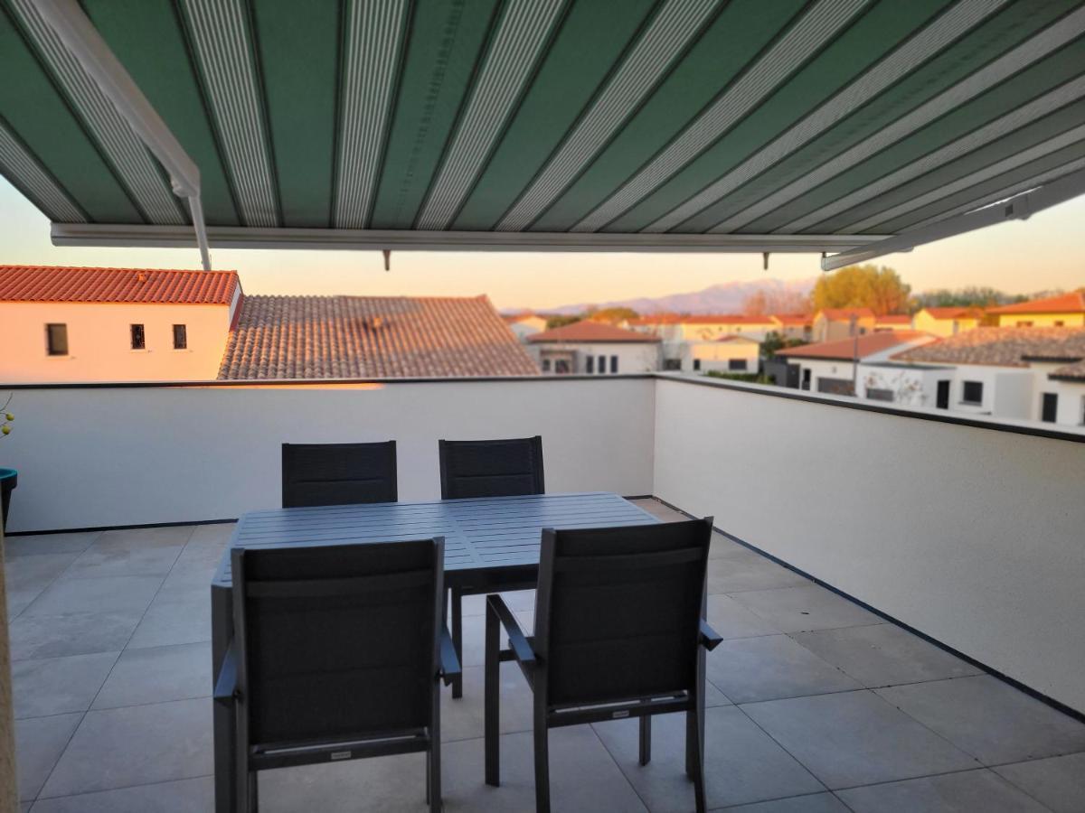 Studio Vue Montagne Rivesaltes Exterior foto