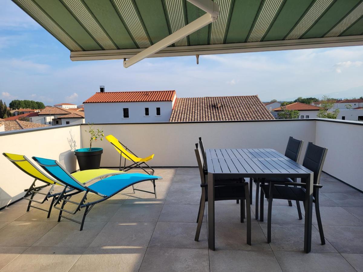 Studio Vue Montagne Rivesaltes Exterior foto